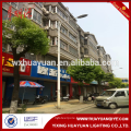 Outdoor steel lighting poles and lamp posts